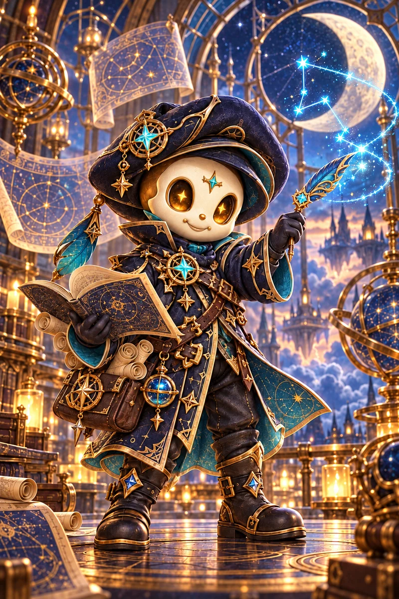 Nova Nib, celestial cartographer of the Starwardens