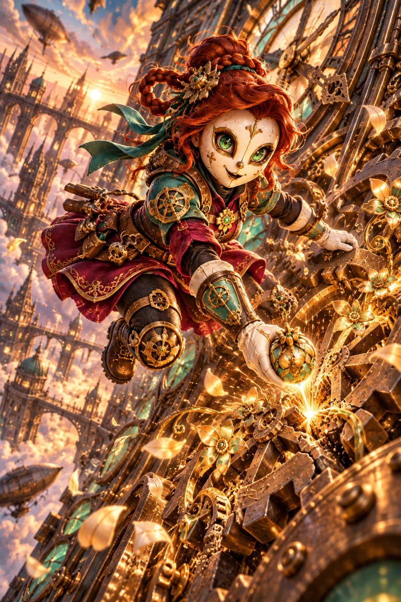 Cog Blossom creates clockwork flowers in a fantastical brass greenhouse